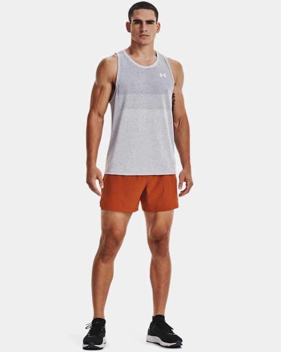 Men's UA Speedpocket 5" Shorts, Orange, pdpMainDesktop image number 2